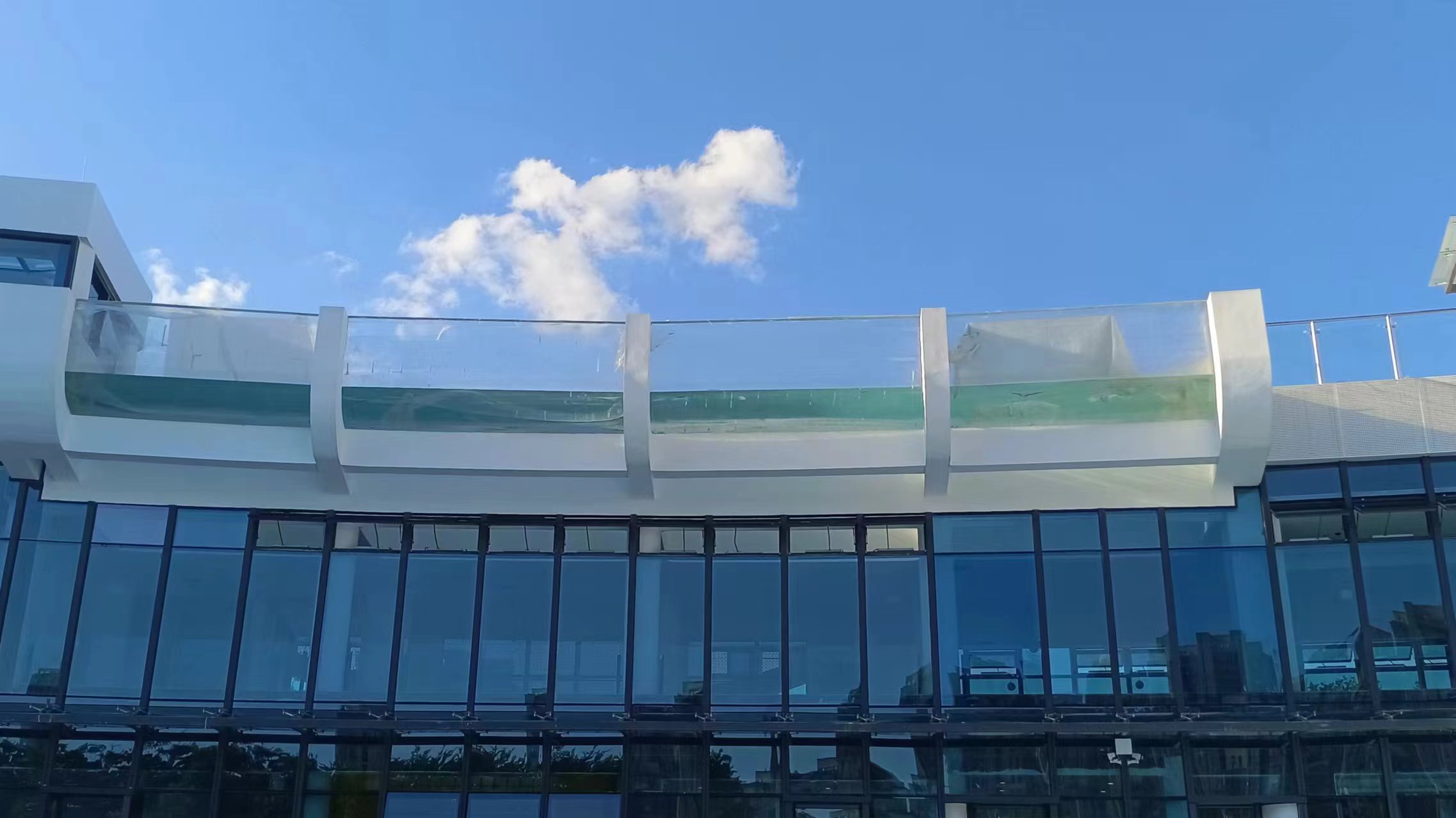 Acrylic swimming pool - design