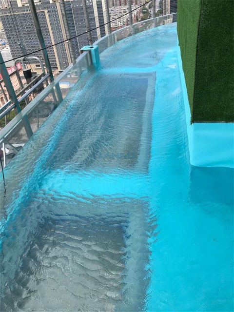 How to distinguish an underwater window diving pool from a glass-walled swimming pool - Leyu