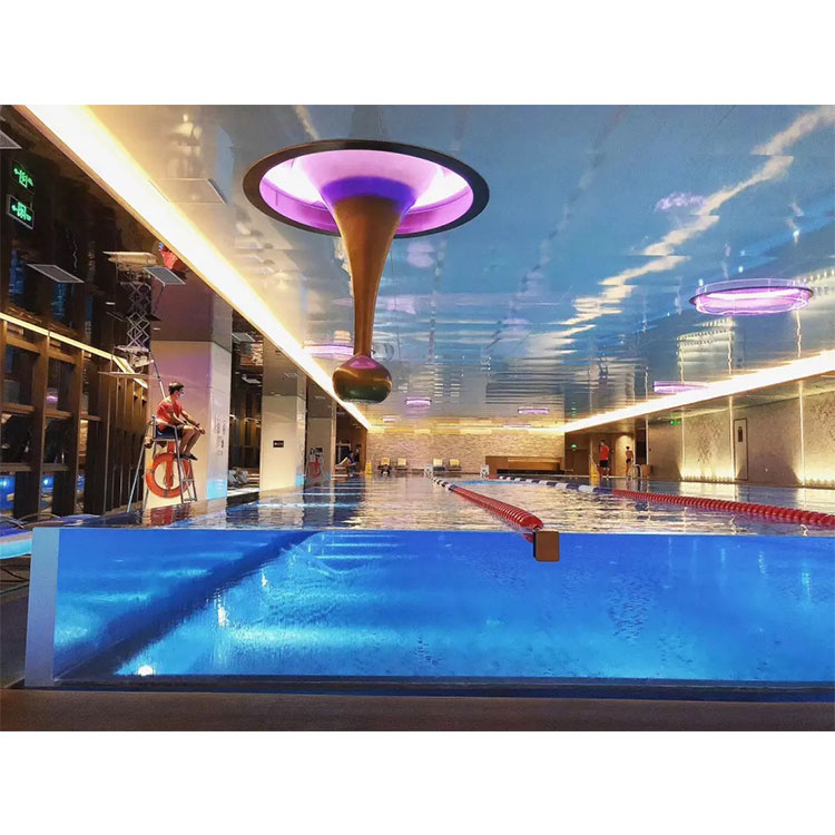 Clear acrylic pool wall manufacturer and installer with Factory Direct Price - Leyu