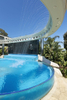 Acrylic pool viewing boards of different shapes and curves- Leyu Acrylic Sheet Products Factory
