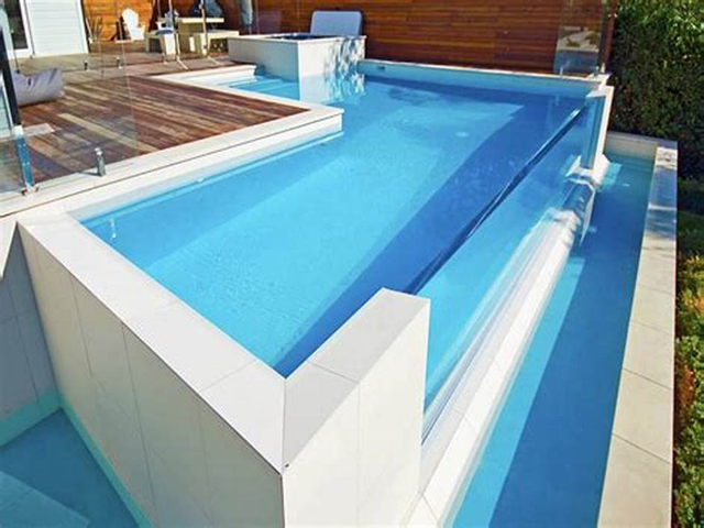 L - shaped pools - choosing the shape of your future pool Follow Leyu Aquarium Acrylic Factory - Leyu