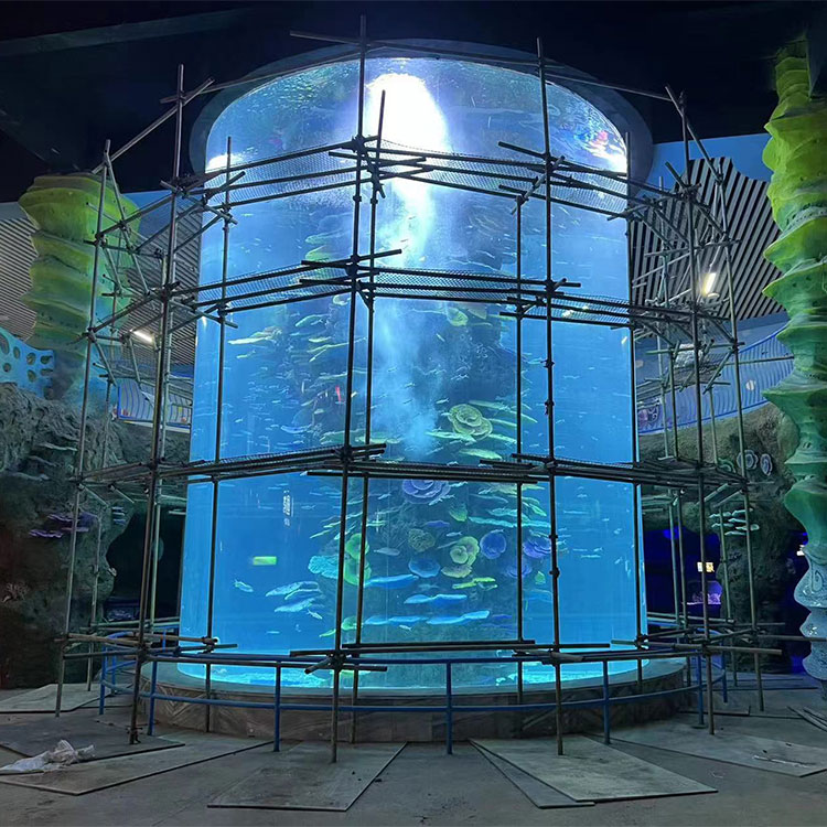 Suppliers of Custom Cylinder Aquarium For Sale-Leyu Acrylic Sheet Products Factory