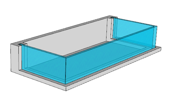 U-Shaped Acrylic Swimming Pool2