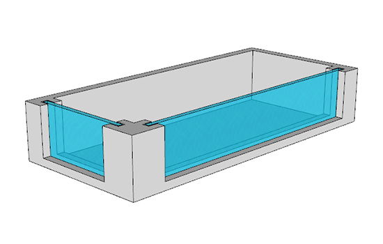 L-Type Acrylic Swimming Pool2