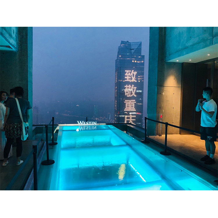 Suspended Acrylic Swimming Pools : Suspended Acrylic Swimming Pools : Materials and Future Trends