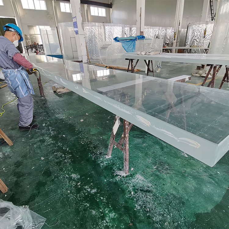 Acrylic wall panel swimming pool