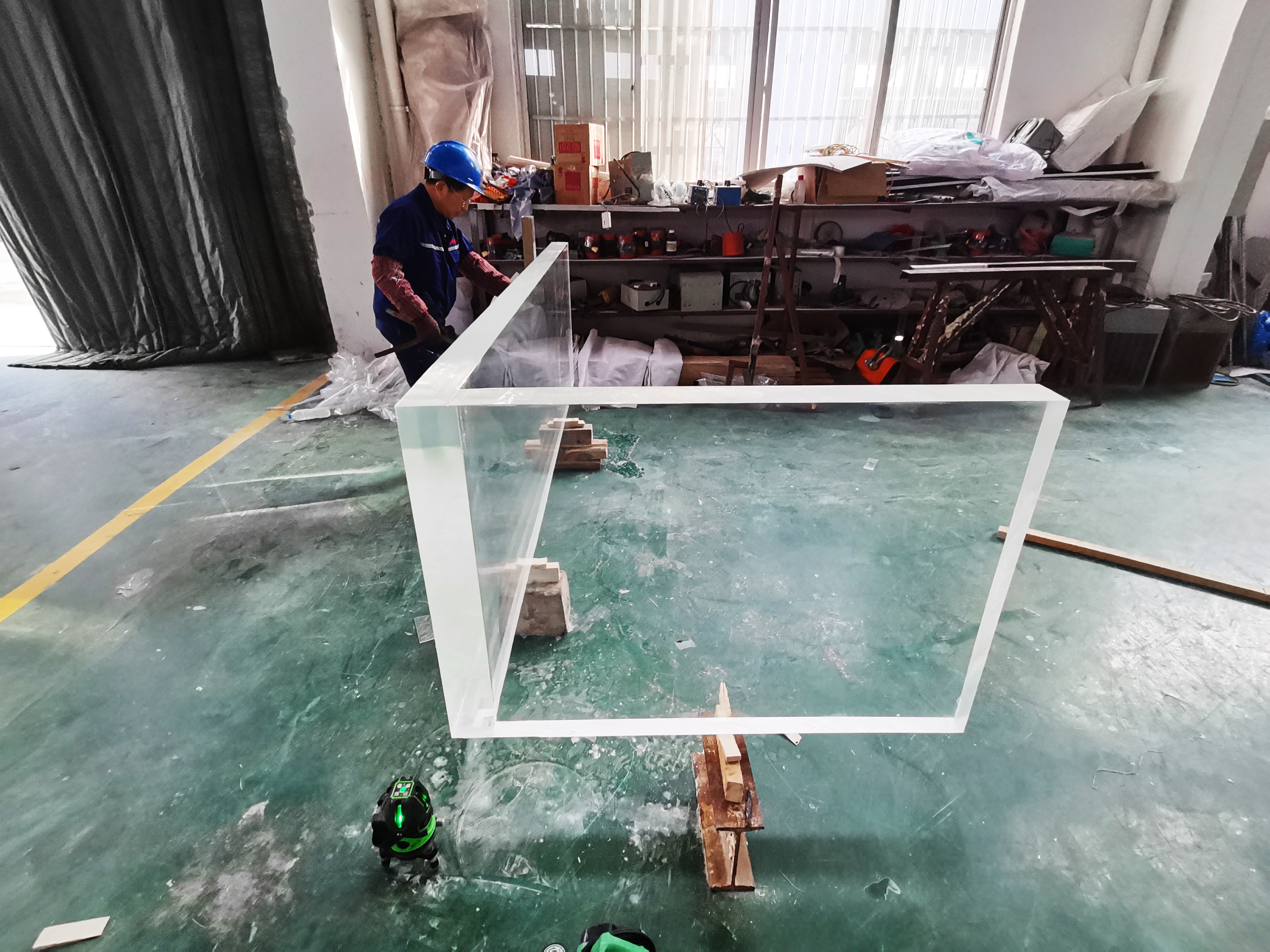 Acrylic swiming pool wall - LEYU