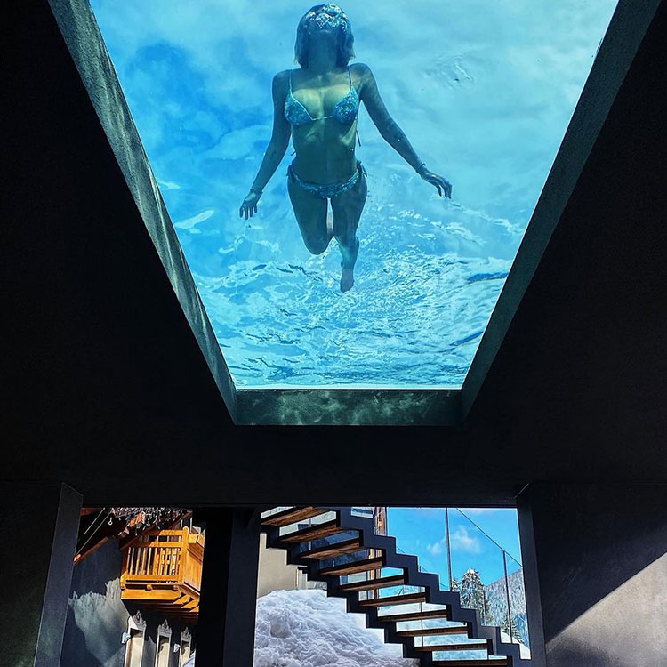 acrylic swimming pool