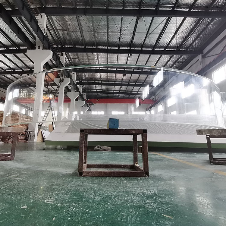  Acrylic curved panel - factory
