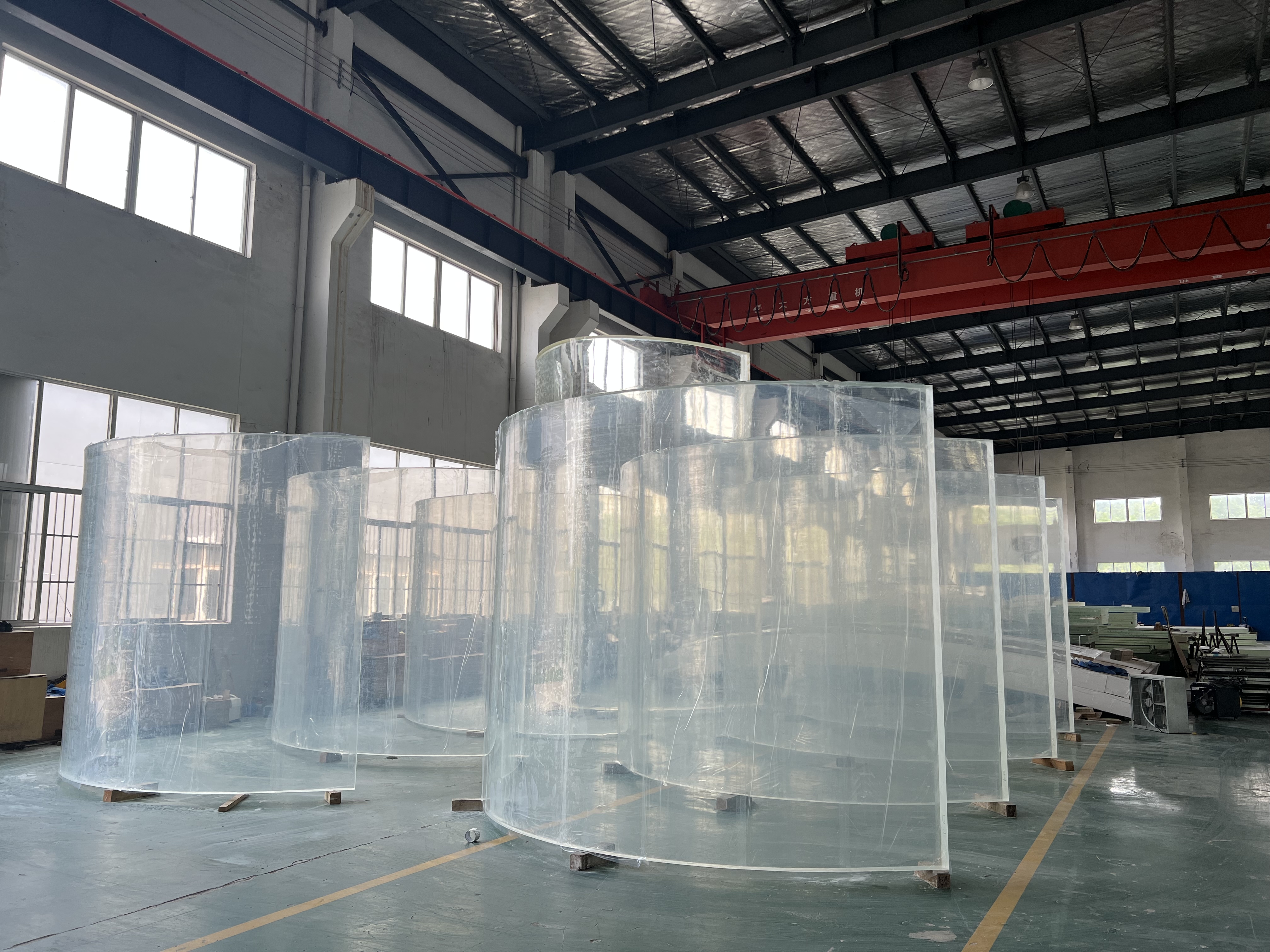 Acrylic tunnel panel - LEYU AQUARIUM