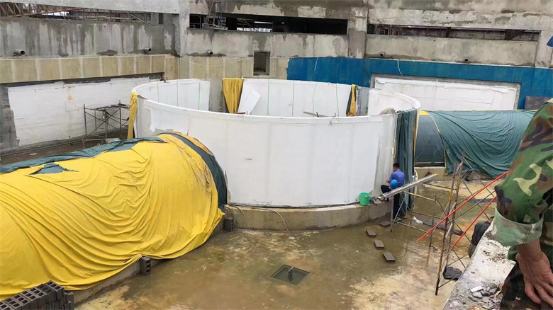 Xuzhou Oulebao Polar Ocean Park - Leyu Arylic Aquarim install