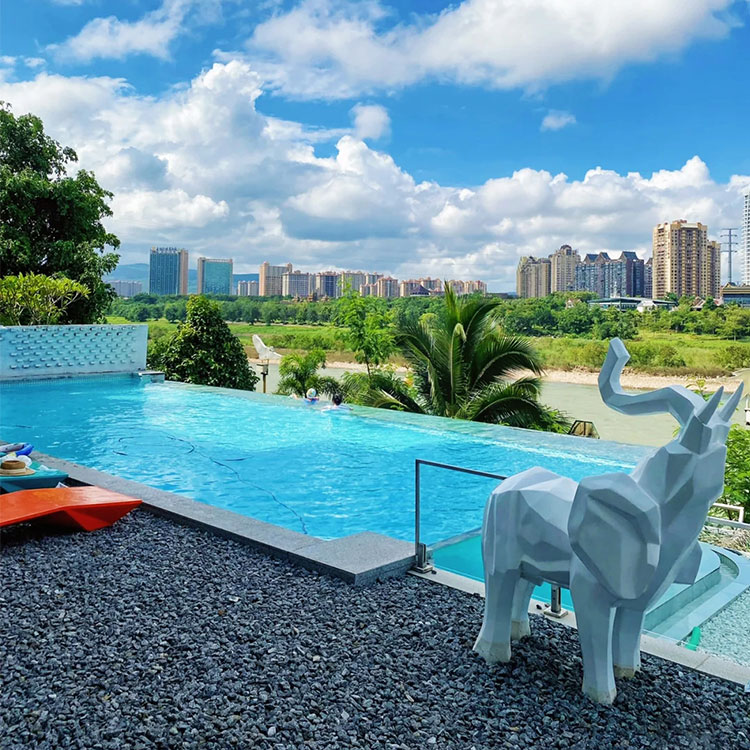 Acrylic swimming pool 