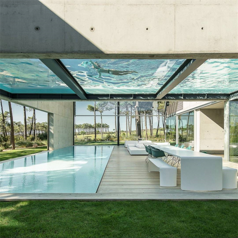 Acrylic hanging pool - factory
