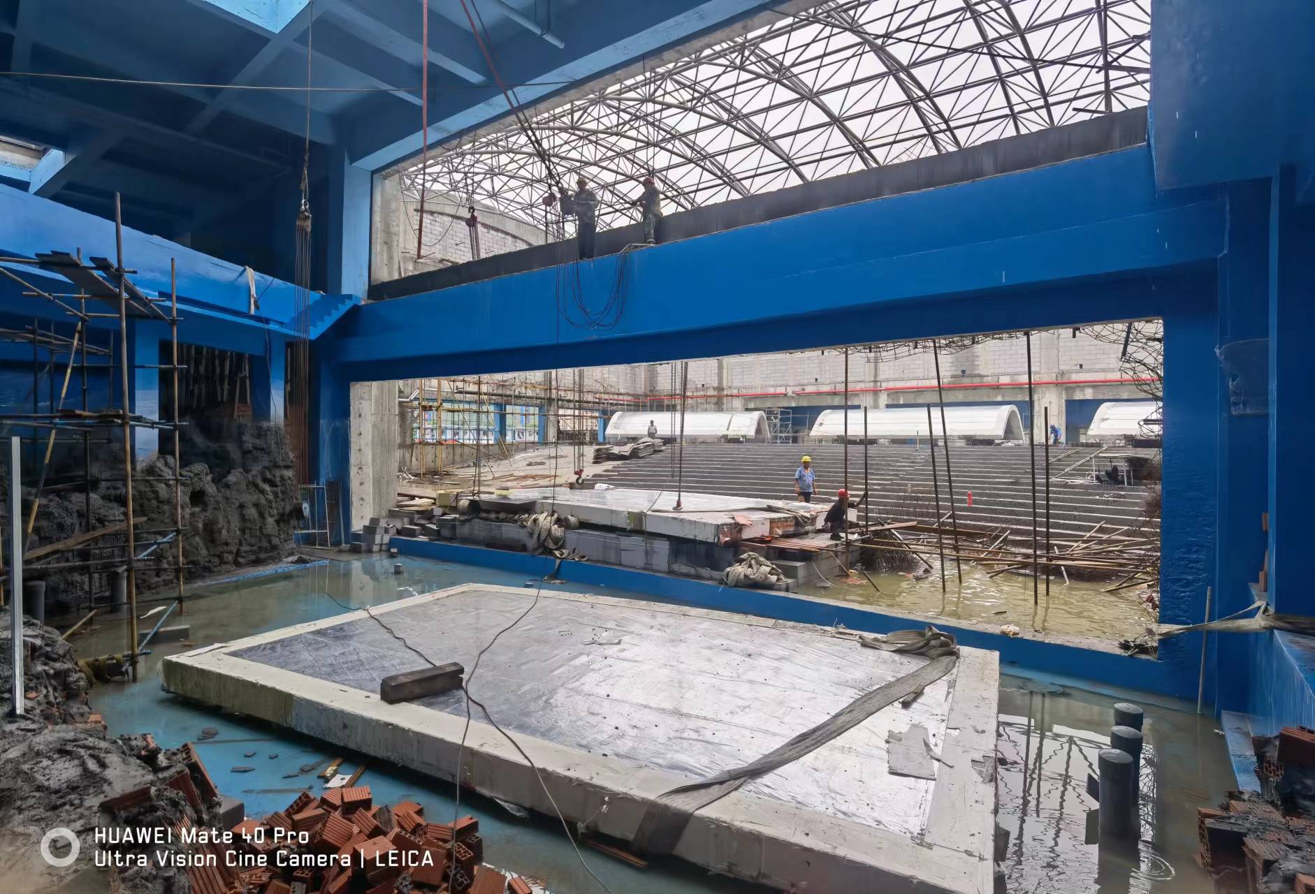 Acrylic aquarium window - Installation