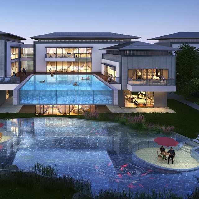 Acrylic pool design