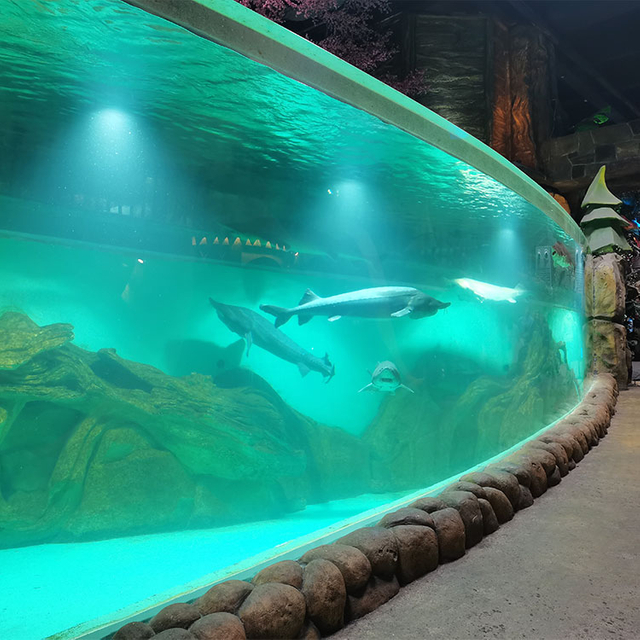 Akuarium Tingkap Akrilik Tersuai Oceanarium-Leyu Kilang Produk Lembaran Akrilik 