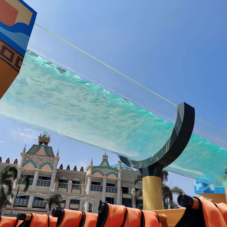 Acrylic lazy river, new water park rides