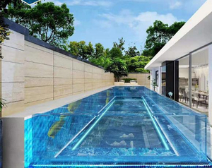 Discover the Future of Luxury Swimming: Chlorine-Free Saltwater Acrylic Pools Tailored for the Middle East
