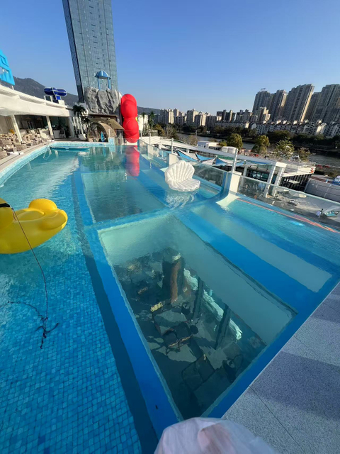 Hot Sale Factory Direct Supply Clear Outdoor Acrylic Swimming Pool - Leyu acrylic pools for sale 