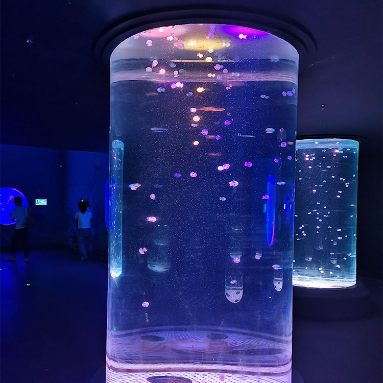 Art of Jellyfish N&aacute;drže na med&uacute;zy & Live Petjelly lampa na akv&aacute;ria Měs&iacute;c sada akv&aacute;ria na med&uacute;zy - Leyu