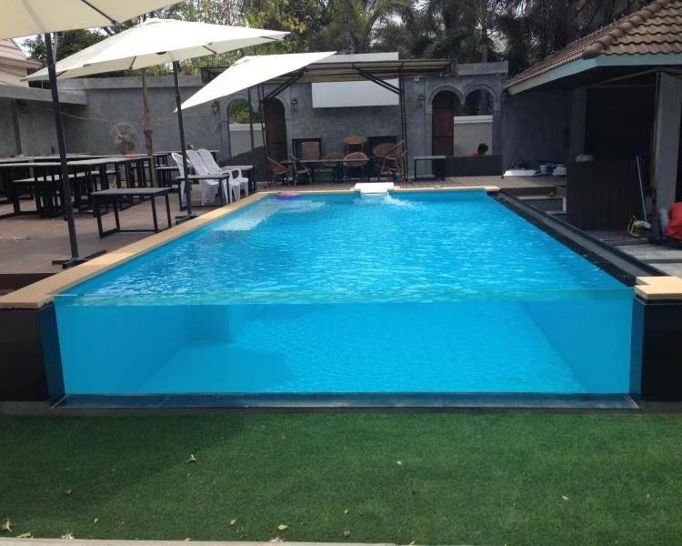 Above-Ground Acrylic Swimming Pool Installation Cost- Leyu