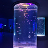 Acrylic Transparent Cylinder Aquariums, Packaging Type: multilayer panels - leyu