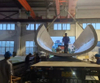 Transparent Bridge, Curved Acrylic Installations - Leyu