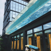 Curved, seamless, bold: Custom acrylic panels for your dream swimming pool shape