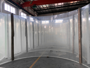 The&nbsp; Manufacturer of the underwater tunnel aquariums-Leyu acrylic sheet products factory
