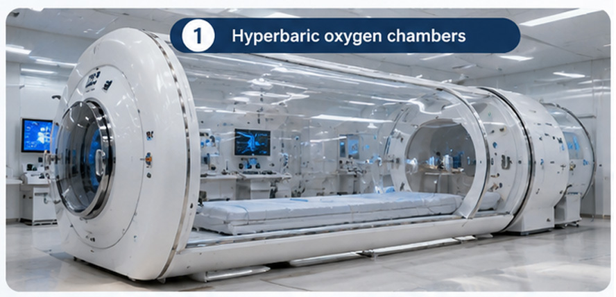 Hyperbaric oxygen chambers