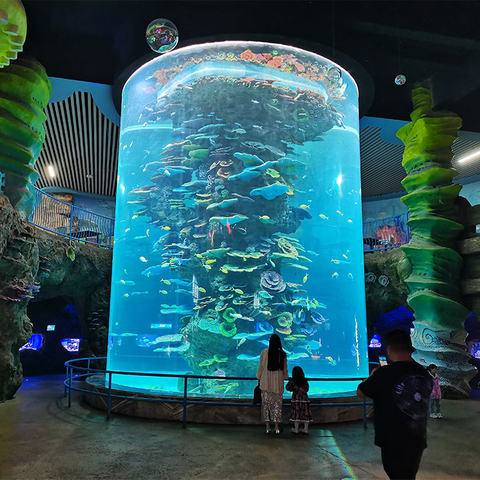 Suppliers of Custom Cylinder Aquarium For Sale-Leyu Acrylic Sheet Products Factory