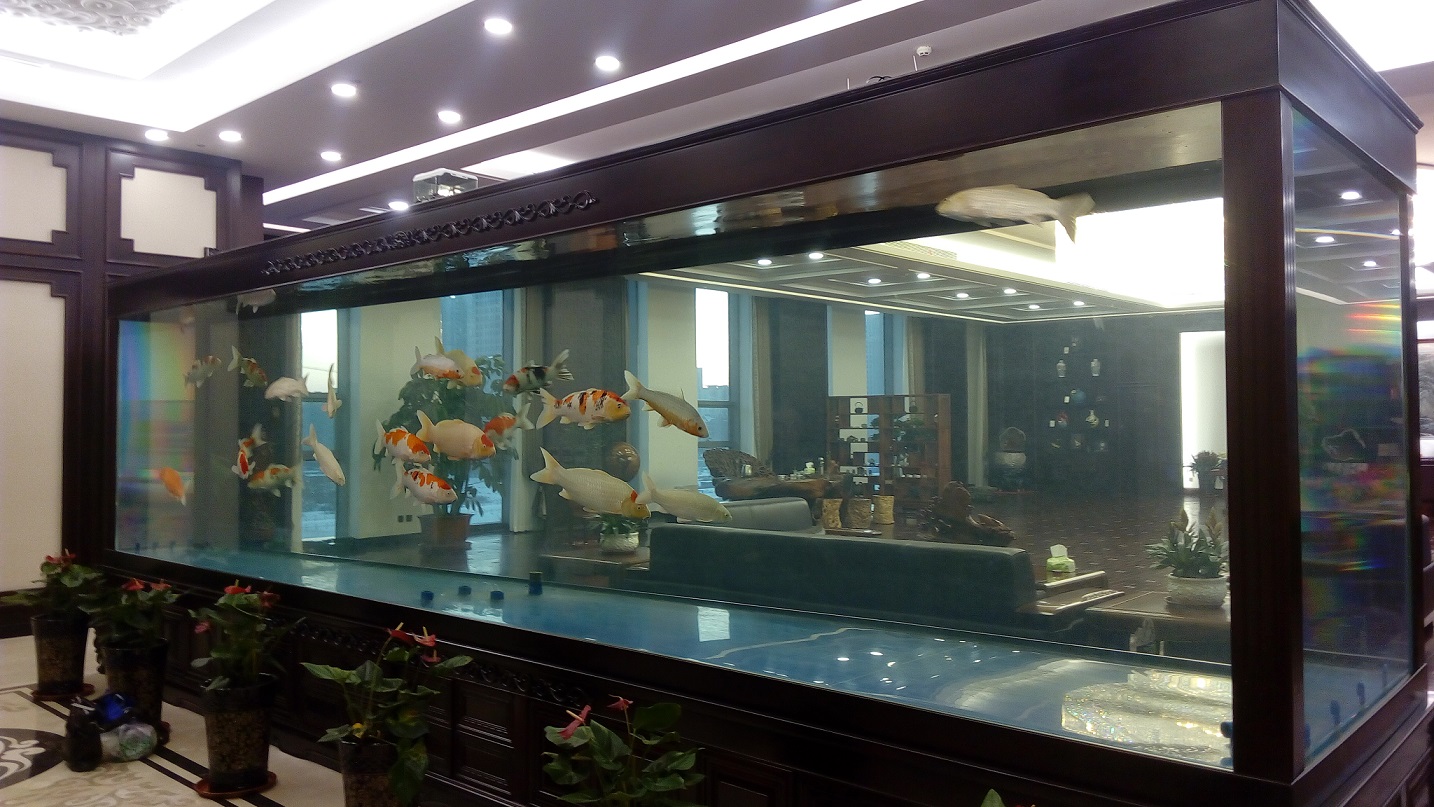 Factory Supply Custom Large Acrylic Fish Tank Aquarium Leyu Acrylic Factory customizes for you - LEYU